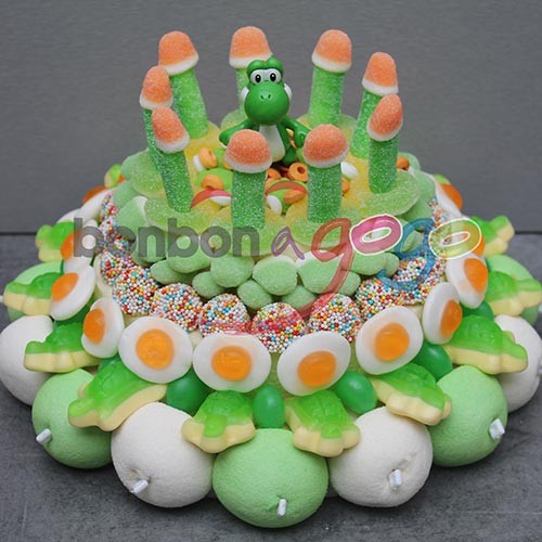 Gateau De Bonbons Jeux Video Yoshi Bonbon A Gogo Com