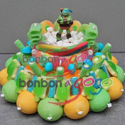 Achat Gateau De Bonbons Heros Tortue Ninja Bonbon A Gogo Com