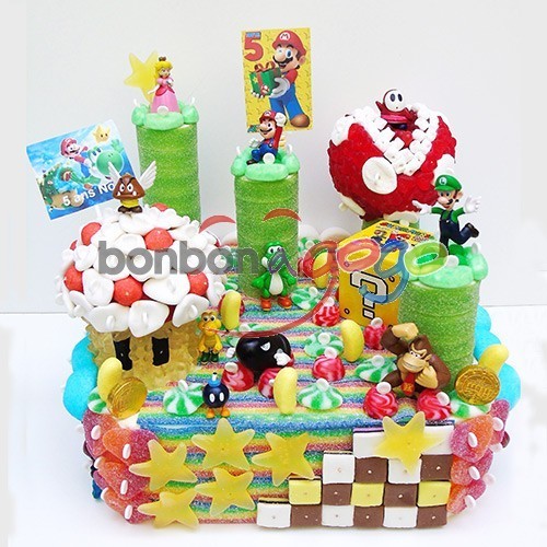 Gateau De Bonbons Jeux Video Nintendo Mario 2 Bonbon A Gogo Com
